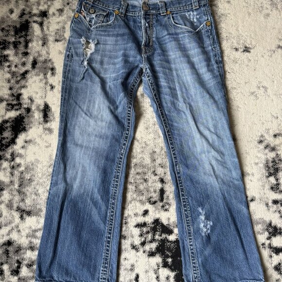 Y2K bootcut Mek Denim Jeans - Picture 1 of 7